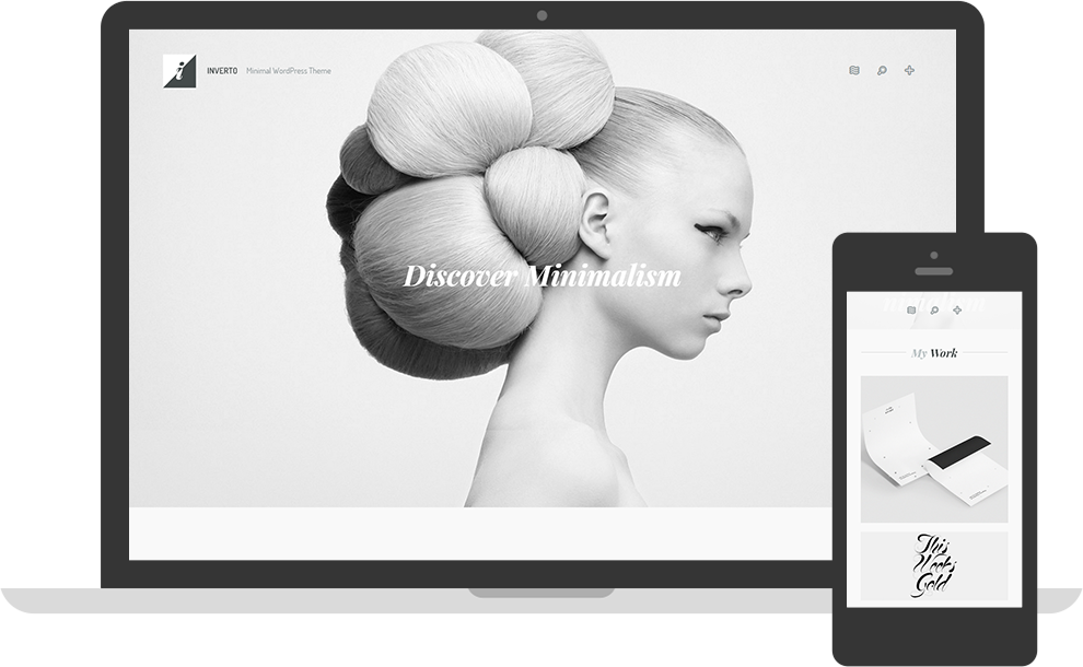 Inverto Minimal WordPress Theme